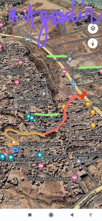 Appart Oubaha Tamrakht Taghazout Agadir 0*,  Maroko